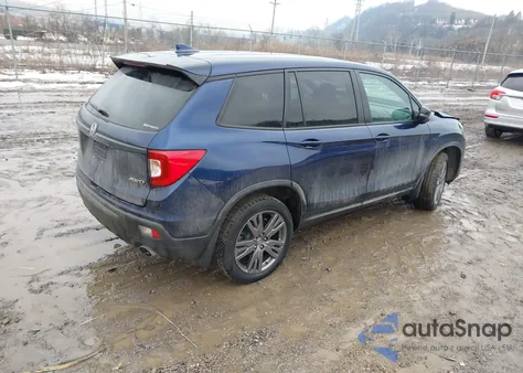 2019 Honda Passport Ex-L z USA, uszkodzony, nr VIN 5FNYF8H58KB019285